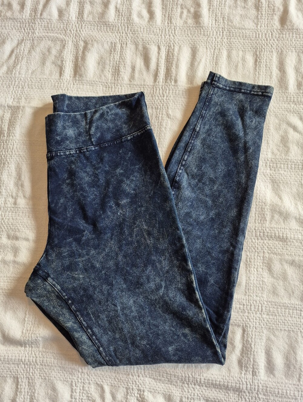 Ivory Ella girl's Large blue jean color leggings NEW NWT